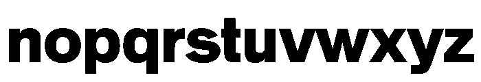 Beltram Bold Font LOWERCASE