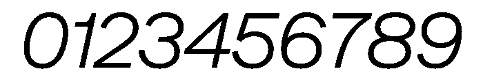 Beltram LightItalic Font OTHER CHARS