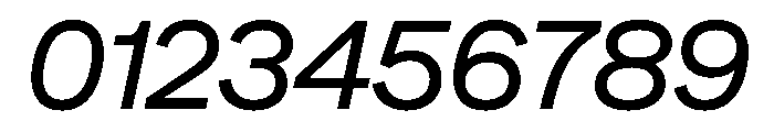 Beltram RegularItalic Font OTHER CHARS