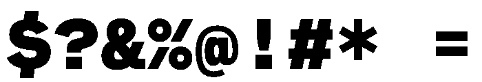 BeltramMono Black Font OTHER CHARS