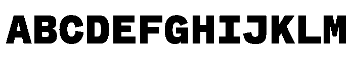 BeltramMono Black Font UPPERCASE