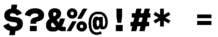 BeltramMono Bold Font OTHER CHARS