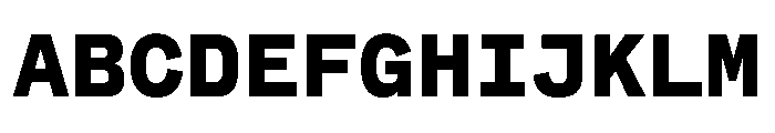 BeltramMono Bold Font UPPERCASE