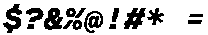 BeltramMono BoldItalic Font OTHER CHARS