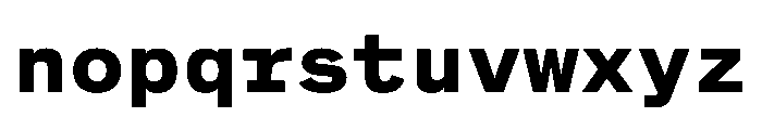 BeltramMono Bold Font LOWERCASE