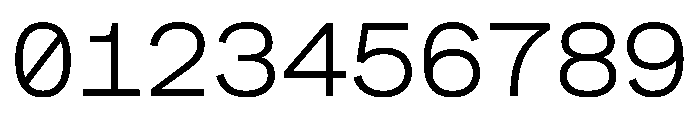 BeltramMono Light Font OTHER CHARS