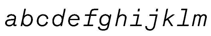 BeltramMono LightItalic FONT