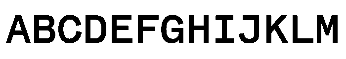 BeltramMono Medium Font UPPERCASE