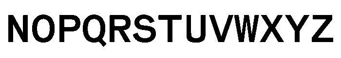 BeltramMono Medium Font UPPERCASE