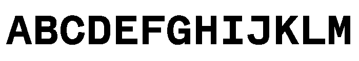 BeltramMono Semibold Font UPPERCASE