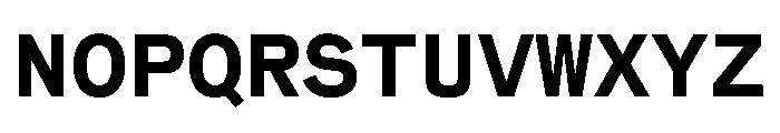 BeltramMono Semibold Font UPPERCASE