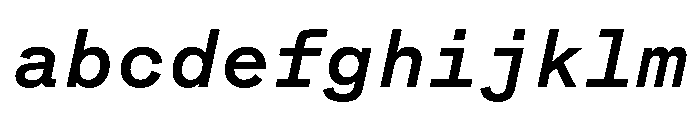 BeltramMonoTest MediumItalic FONT