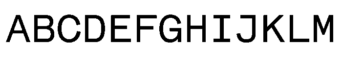 BeltramMonoTest Regular Font UPPERCASE
