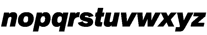 BeltramTest BlackItalic Font LOWERCASE