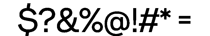 BeltramTest Regular Font OTHER CHARS