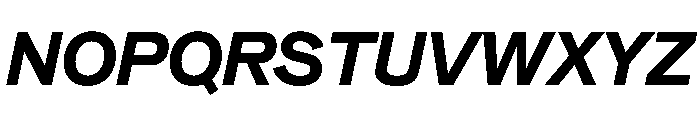 BeltramTest SemiboldItalic Font UPPERCASE