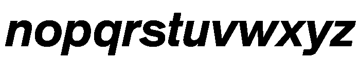 BeltramTest SemiboldItalic Font LOWERCASE
