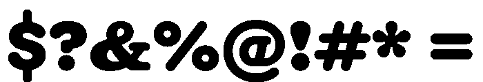 BernieST Black Font OTHER CHARS