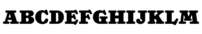 BernieST Black Font UPPERCASE