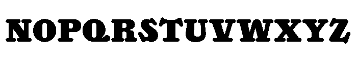 BernieST Black Font UPPERCASE