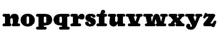 BernieST Black Font LOWERCASE