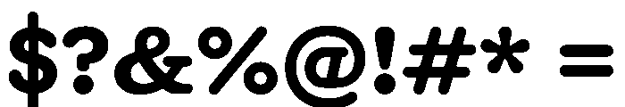 BernieST Bold Font OTHER CHARS