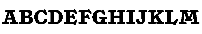 BernieST Bold Font UPPERCASE