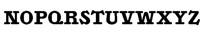 BernieST Bold Font UPPERCASE