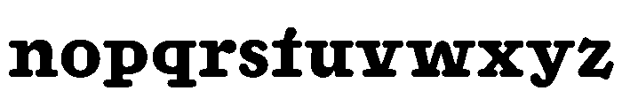 BernieST Bold Font LOWERCASE