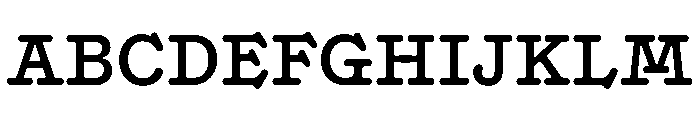 BernieST Medium Font UPPERCASE