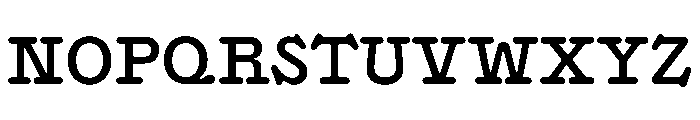 BernieST Medium Font UPPERCASE