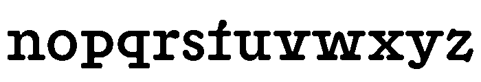 BernieST Medium Font LOWERCASE