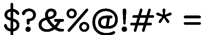 BernieST Regular Font OTHER CHARS