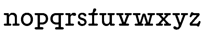 BernieST Regular Font LOWERCASE