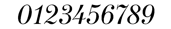 Berthe Italic Font OTHER CHARS