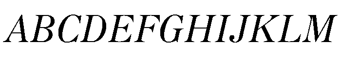 Berthe Italic Font UPPERCASE