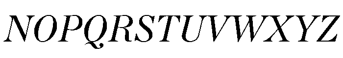Berthe Italic Font UPPERCASE