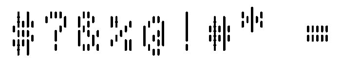 BestBitsVARWeb BarBold Instance Font OTHER CHARS