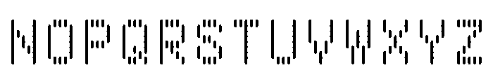BestBitsVARWeb BarBold Instance Font UPPERCASE