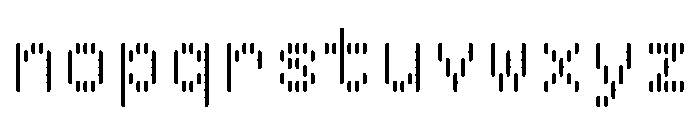 BestBitsVARWeb BarBold Instance Font LOWERCASE