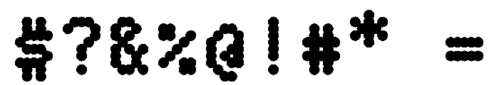 BestBitsVARWeb CloudBold Instance Font OTHER CHARS