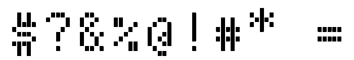 BestBitsVARWeb ColumnBold Instance Font OTHER CHARS