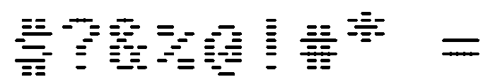 BestBitsVARWeb DashBold Instance Font OTHER CHARS