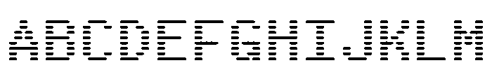 BestBitsVARWeb DashBold Instance Font UPPERCASE
