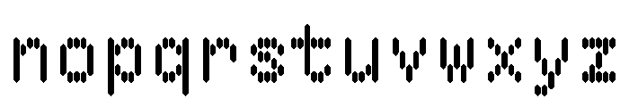 BestBitsVARWeb FenceBold Instance Font LOWERCASE