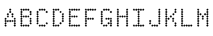 BestBitsVARWeb JewelBold Instance Font UPPERCASE