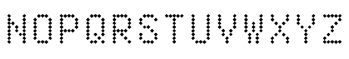 BestBitsVARWeb JewelBold Instance Font UPPERCASE