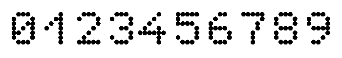 BestBitsVARWeb LedBold Instance Font OTHER CHARS