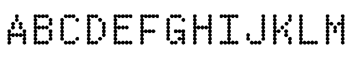 BestBitsVARWeb LedBold Instance Font UPPERCASE
