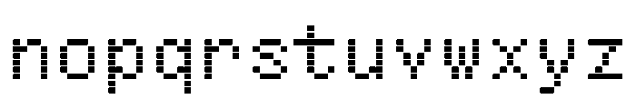 BestBitsVARWeb RowBold Instance Font LOWERCASE
